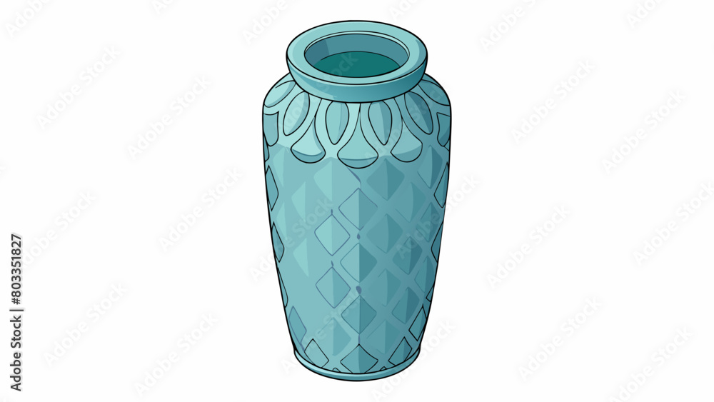 Poster molded vase this vase is tall and cylindrical with a narrow opening at the top. it is made from porc