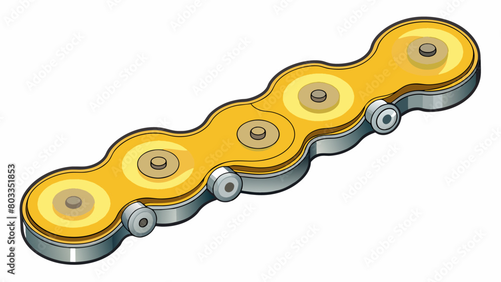 Poster oil for a bicycle chain a thin slippery oil is applied to the chain providing a slippery coating tha