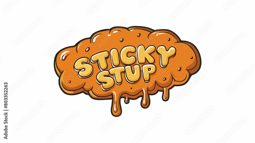 Aufkleber sticky drizzle a thick gooey syrup that coats the s and slowly drips down in a tantalizing drizzle. 