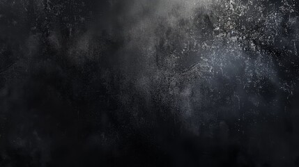 Dark and mysterious black grainy gradient with a noise texture, perfect for blurred background elements in headers, posters, and banner designs