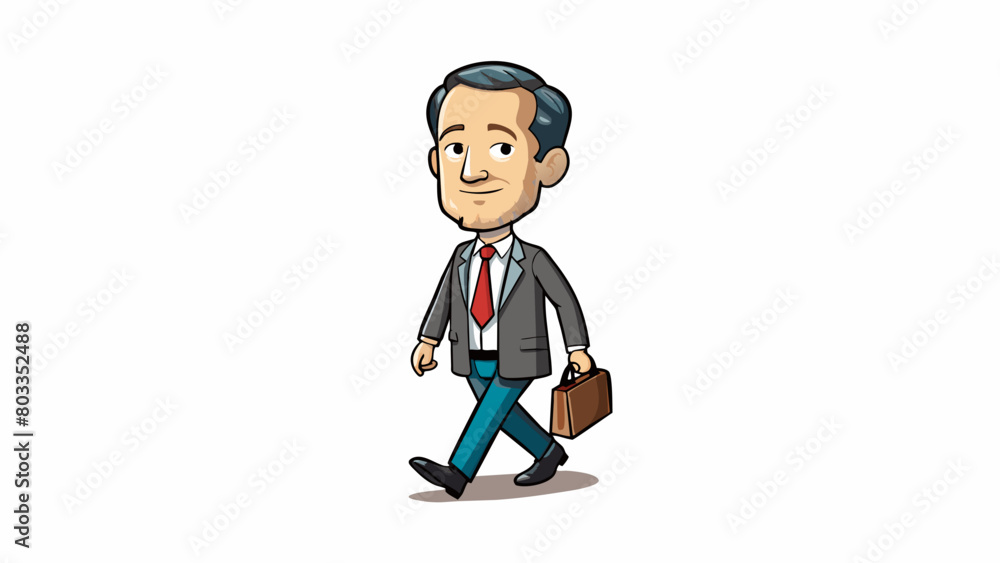 Poster the client is a middleaged man around 40 years old with a cleanshaven face and a neatly combed hair.