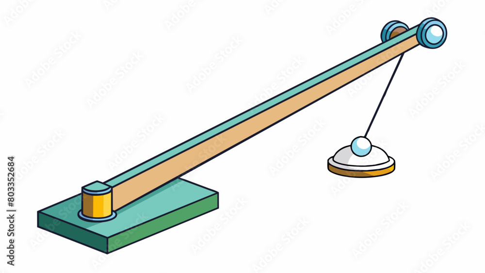 Poster The lever A long rigid object that can pivot on a point called a fulcrum. By applying force at different points on the lever objects can be lifted or. Cartoon Vector