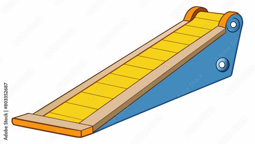 Poster The inclined plane A sloped surface with one end higher than the other. Objects p on the plane will roll or slide downwards due to the force of. Cartoon Vector