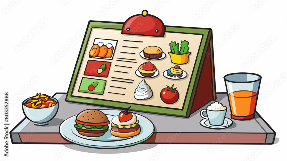 Poster the restaurant menu presents a variety of options each one tempting with its own unique flavors and 