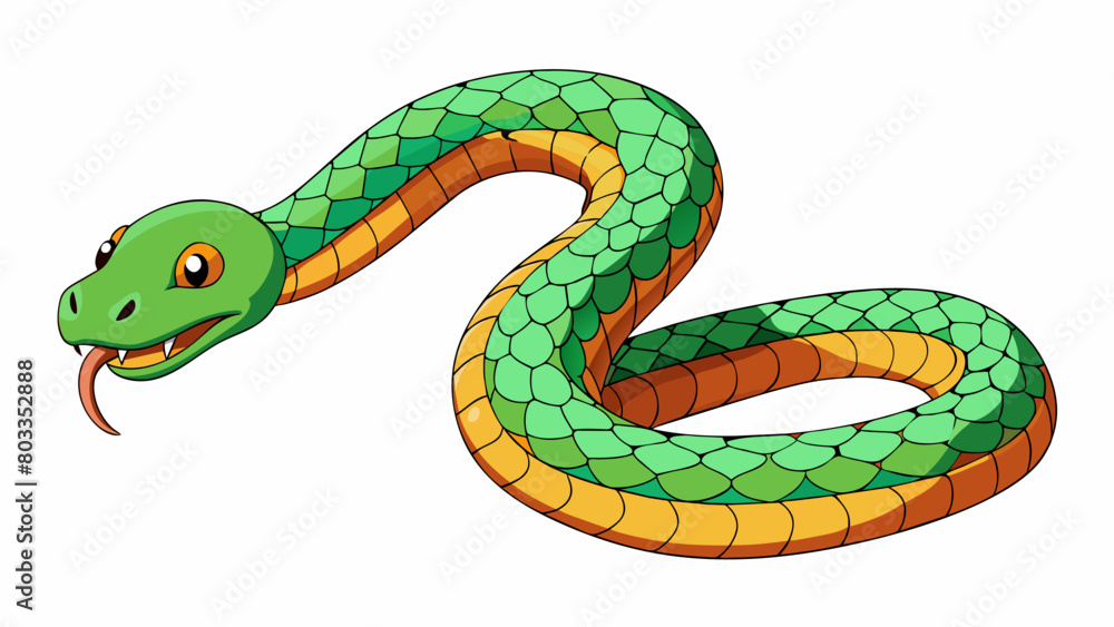 Poster the s slithered along the forest floor measuring 4 feet in length and featuring a pattern of scales 