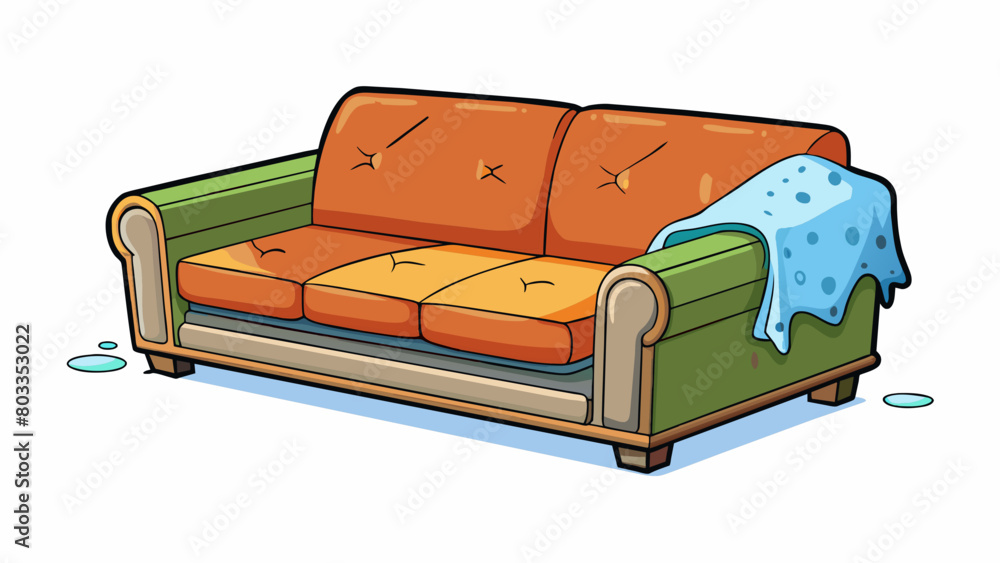 Poster the tired wornout couch was rep with a brand new one. the replacement couch was made of highquality 