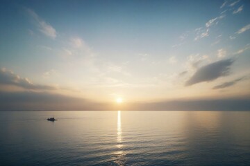 Fototapeta premium sunset over the sea