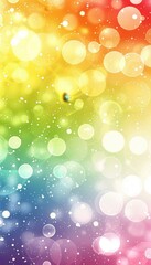 Fototapeta premium Vibrant abstract rainbow lights digital art background for a captivating and colorful display