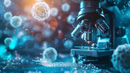 Innovations in Precision Medicine Immunotherapy have revolutionized cancer research technology. Concept Precision Medicine, Immunotherapy, Cancer Research, Innovations, Technology