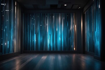 stage with spotlights