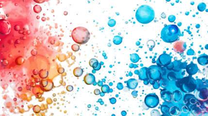 watercolor bubbles background pastel colors 