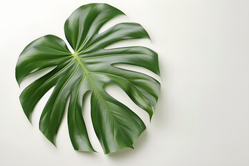 monstera leaf svg on white background