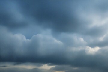 Obraz premium storm clouds timelapse