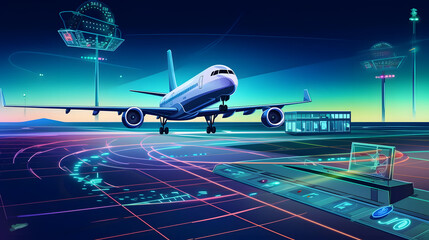 Aviation Technology Solutions Banner, Air Traffic Control Systems and Flight Planning Tools
