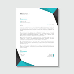 Business and corporate letterhead design template
