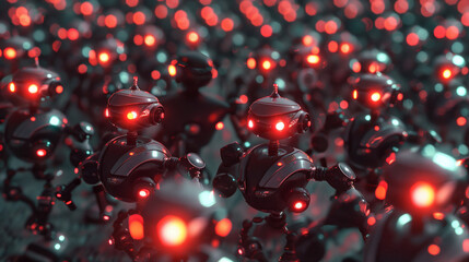 Synergistic Swarm: Miniature Robots in Collective Action