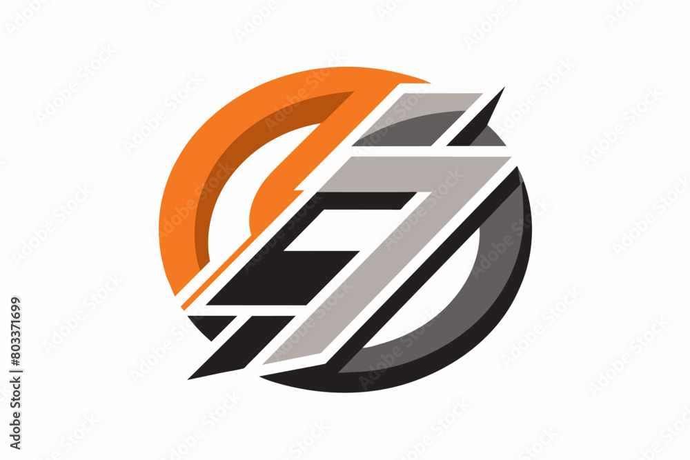 Aufkleber negative space design where the logo is formed by the absence of color or shape
