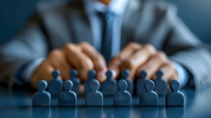 Recruitment Business with a Singular Focus on Human Resources. Concept HR Recruitment, Talent Acquisition, Candidate Selection, HR Consulting