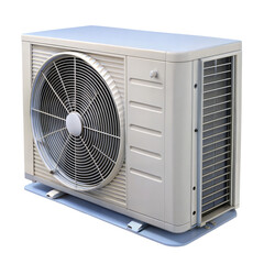 Modern Air Conditioning Unit With Transparent Background Perfect for Product Display