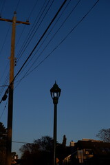 moon streetlight