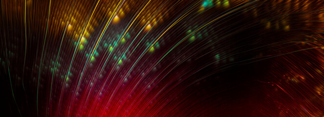 Fototapeta premium Abstract Sun and Waves: Vibrant Decorative Background for Advertising and Designs