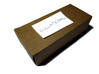 Brown box with message Collateral