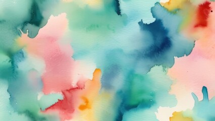 Abstract Watercolor Floral Fusion Suitable for Invitation Background