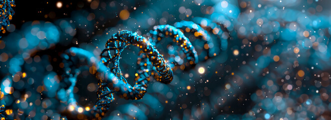 Unveiling the Future: Revolutionizing Genetic Advancements in Medical Biotechnology with 3D Blue DNA Molecule Technology