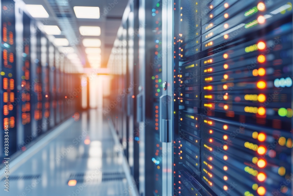 Poster understanding data storage and database management on computer server for optimal performance
