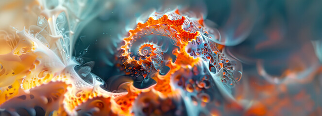 Craft complex fractal artworks by merging various components