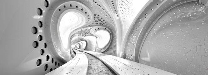 Futuristic Monochrome: Unveiling Innovative Patterns in Visual Art