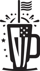 Best Patriotic vector, Silhouette, illustration.
 