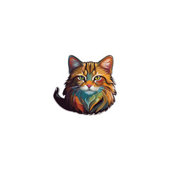 Cat vector breeds cute pet animal set illustration. Different type of vector cats