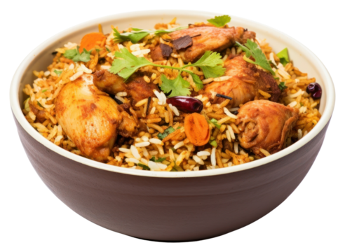 PNG Handi Chicken Biryani biryani food meat.