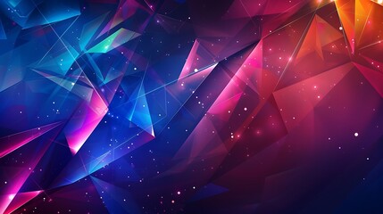 Modern abstract triangle sport background