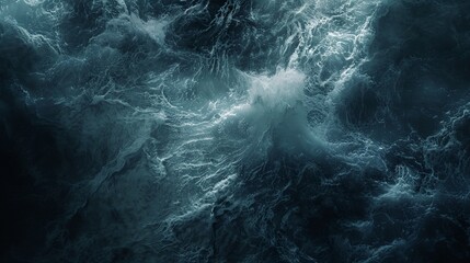 a large body of water with a lot of waves