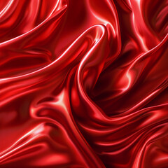 Obraz premium Elegant red silk background