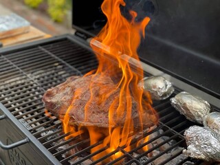 Carne a la barbacoa.