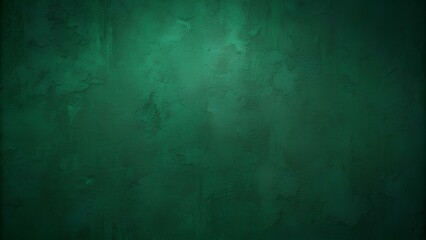 Fototapeta premium Dark Green Colored Wall Texture Background: Abstract Backgrounds for Depth and Character