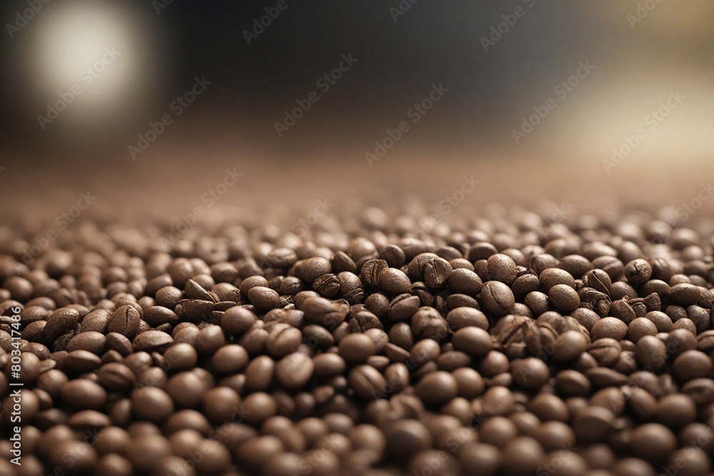 Sticker coffee beans background