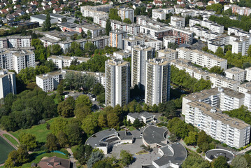 Phioto aérienne des Ulis (91)