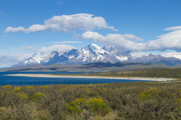 Sarmiento Lake view, Torres del Paine, Chile