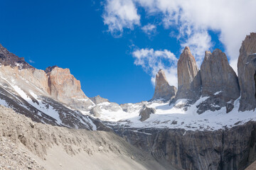 Torres del Paine National Park view, Chile landmark
