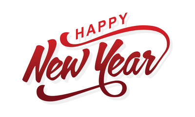 New year typography design. Happy new year logo design, Happy New Year Vector Design