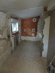 Construction Work of Kitchen Renovation