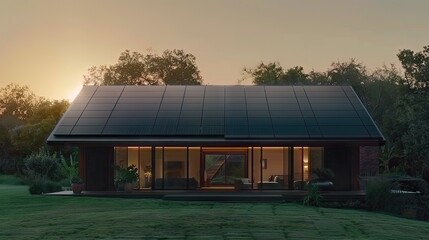 Harnessing the Sun: A Modern Home With Solar Power