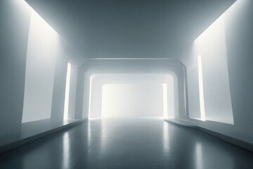 Obraz premium light in the corridor