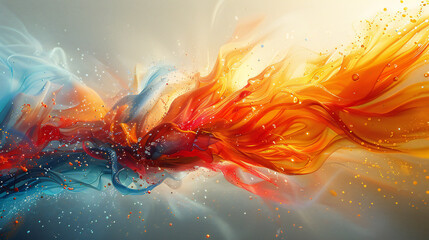 abstract background with smoke