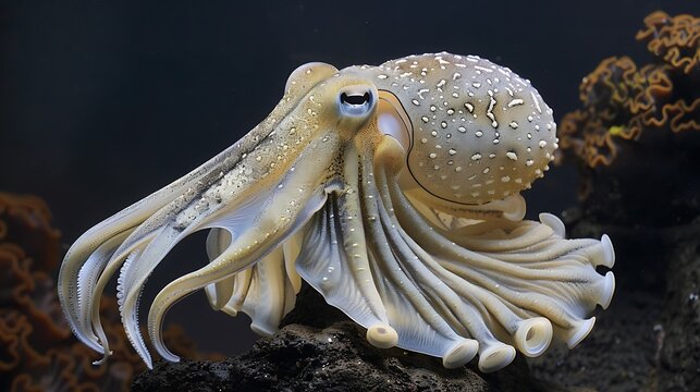 Cuttlefish marine molluscs order sepiida cephalopoda unique cuttlebone