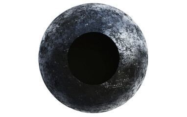 A black hole on white background,png